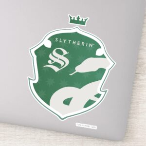 Green_SLYTHERIN™_Outlined_Crowned_Crest_Sticker_1 Green SLYTHERIN™ Outlined Crowned Crest Sticker