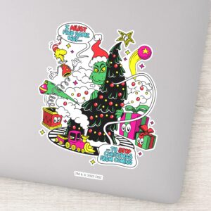 Grinch Colorful Christmas Graphic Sticker