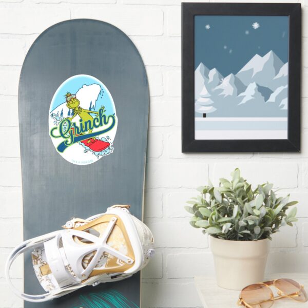 Grinch_Snowboarding_Sticker_7 Grinch Snowboarding Sticker
