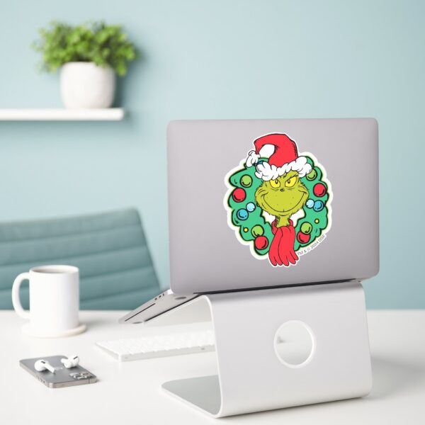 Grinch___Christmas_Holiday_Wreath_Sticker_3 Grinch Christmas Holiday Wreath Sticker