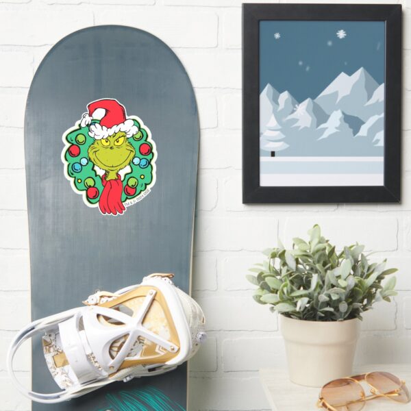 Grinch___Christmas_Holiday_Wreath_Sticker_7 Grinch Christmas Holiday Wreath Sticker