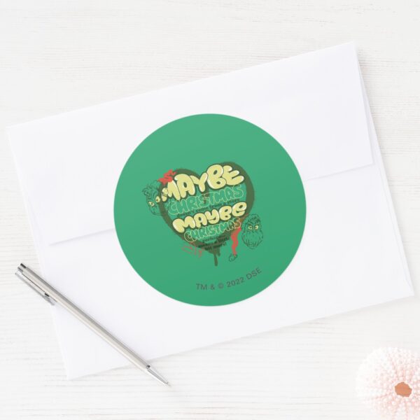 Grinch___Christmas_Quote_Classic_Round_Sticker_3 Grinch Christmas Quote Classic Round Sticker