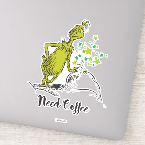 Grinch___Funny_Need_Coffee_Sticker_1 Grinch Funny Need Coffee Sticker