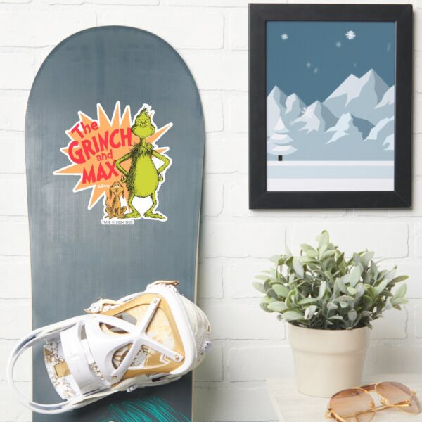 Grinch___Grinch_&_Max_Starburst_Sticker_7 Grinch Grinch Max Starburst Sticker