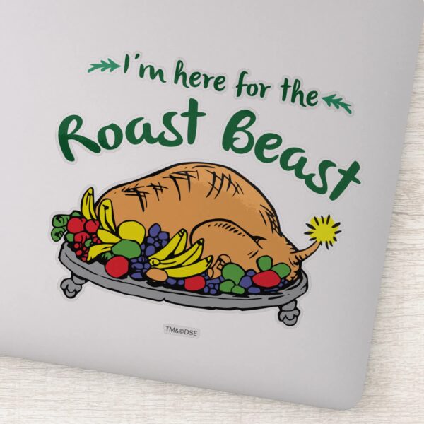 Grinch___I'm_Here_for_the_Roast_Beast_Quote_Sticker_1 Grinch Im Here For The Roast Beast Quote Sticker