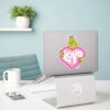Grinch___Love_Pink_Heart_Sticker_3 Grinch Love Pink Heart Sticker