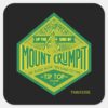 Grinch Mount Crumpit Square Sticker