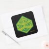 Grinch Mount Crumpit Square Sticker