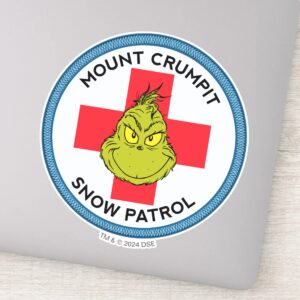 Grinch Mt. Crumpit Snow Patrol Sticker