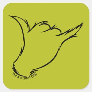 Grinch The Mean Machine T Shirt Square Sticker