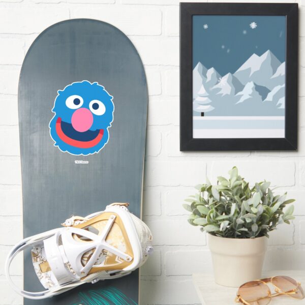 Grover_Head_Sticker_7 Grover Head Sticker