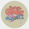 Grover_Vintage_Kids_1_Classic_Round_Sticker_1 Grover Vintage Kids 1 Classic Round Sticker