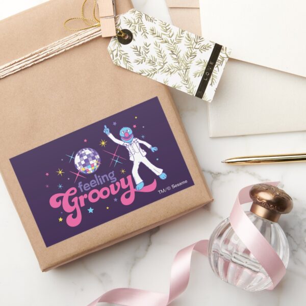 Grover___Feeling_Groovy_Rectangular_Sticker_5 Grover Feeling Groovy Rectangular Sticker