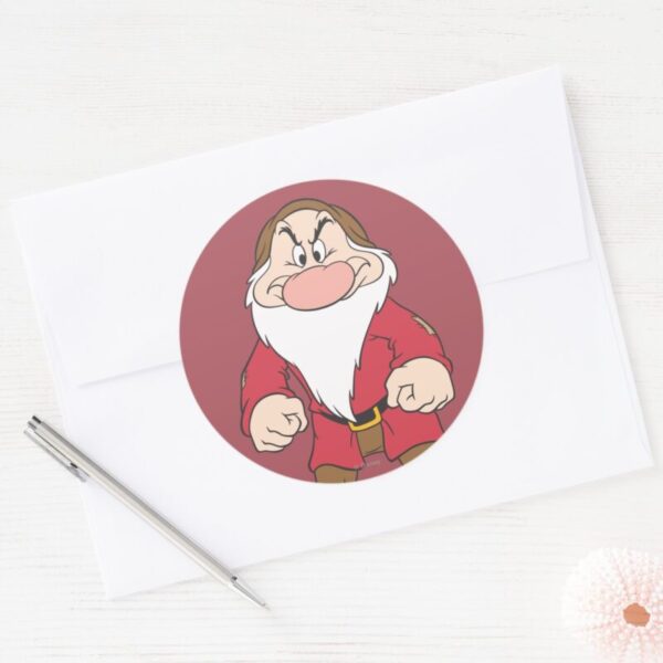 Grumpy_2_classic_round_sticker_3 Grumpy 2 Classic Round Sticker