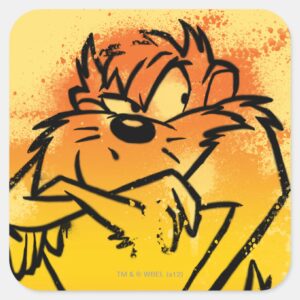 Grumpy TAZ™ Square Sticker