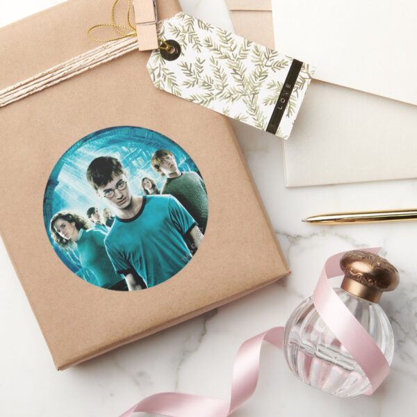 HARRY_POTTER_AND_THE_ORDER_OF_THE_PHOENIX™_Blue_Classic_Round_Sticker_5 HARRY POTTER AND THE ORDER OF THE PHOENIX™ Blue Classic Round Sticker