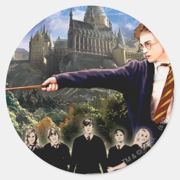 HARRY_POTTER_AND_THE_ORDER_OF_THE_PHOENIX™_CLASSIC_ROUND_STICKER_1 HARRY POTTER AND THE ORDER OF THE PHOENIX™ CLASSIC ROUND STICKER