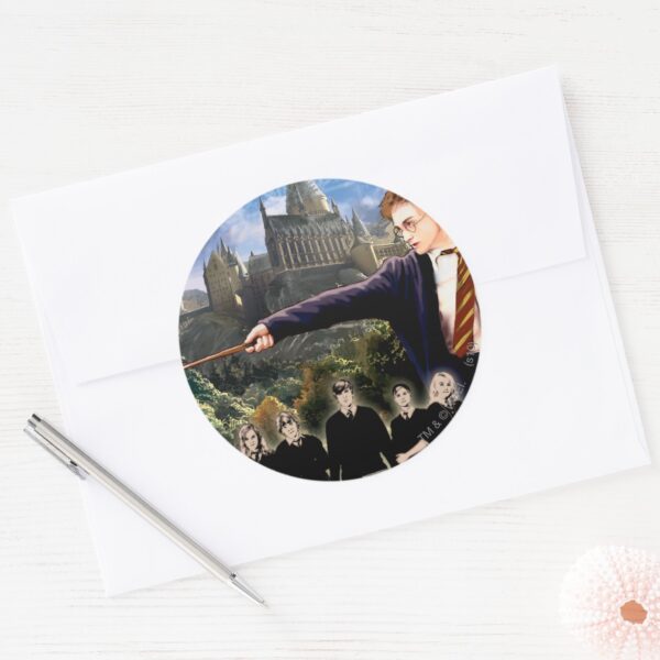 HARRY_POTTER_AND_THE_ORDER_OF_THE_PHOENIX™_CLASSIC_ROUND_STICKER_3 HARRY POTTER AND THE ORDER OF THE PHOENIX™ CLASSIC ROUND STICKER