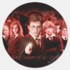 HARRY_POTTER_AND_THE_ORDER_OF_THE_PHOENIX™_Red_Classic_Round_Sticker_1 HARRY POTTER AND THE ORDER OF THE PHOENIX™ Red Classic Round Sticker
