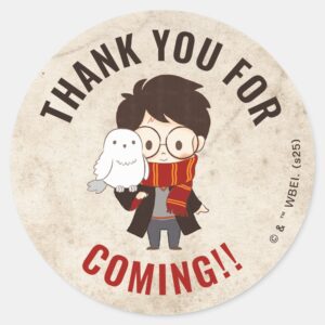 HARRY_POTTER™_Character_Magical_Arch_Birthday_Classic_Round_Sticker_1 HARRY POTTER™ Character Magical Arch Birthday Classic Round Sticker