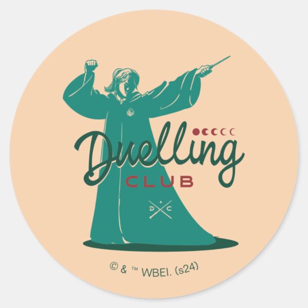 HARRY_POTTER™_Dueling_Club_Graphic_Classic_Round_Sticker_1 HARRY POTTER™ Dueling Club Graphic Classic Round Sticker