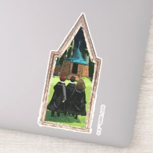 HARRY_POTTER™,_Ron,_&_Hermione_at_Hagrid's_Hut_Sticker_1 HARRY POTTER™ Ron Hermione At Hagrids Hut Sticker
