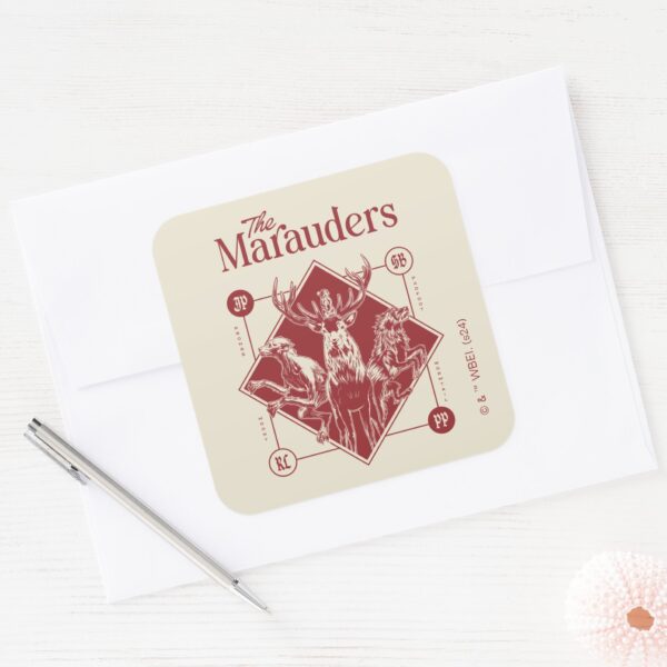 HARRY_POTTER™_The_Marauders_Animagus_Graphic_Square_Sticker_3 HARRY POTTER™ The Marauders Animagus Graphic Square Sticker
