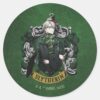 HARRY_POTTER™___Anime_Draco_Malfoy_House_Crest_Classic_Round_Sticker_1 HARRY POTTER™ Anime Draco Malfoy House Crest Classic Round Sticker