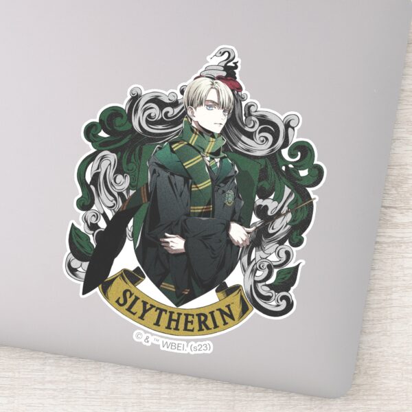 HARRY_POTTER™___Anime_Draco_Malfoy_House_Crest_Sticker_1 HARRY POTTER™ Anime Draco Malfoy House Crest Sticker