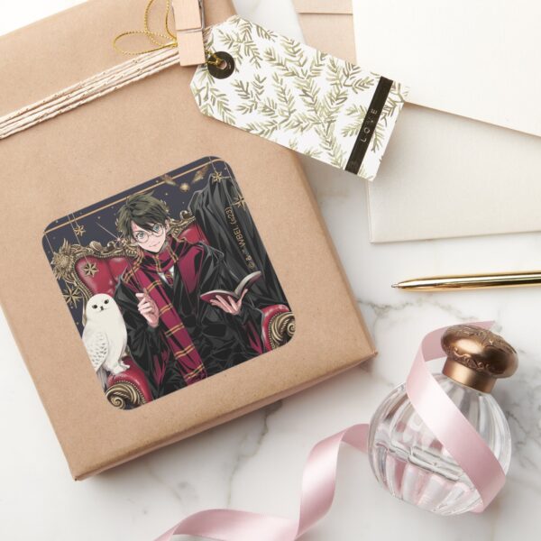 HARRY_POTTER™___Anime_HARRY_POTTER™_Seated_Square_Sticker_5 HARRY POTTER™ Anime HARRY POTTER™ Seated Square Sticker