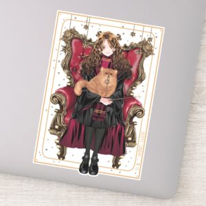 HARRY_POTTER™___Anime_Hermione_Granger_Seated_Sticker_1 HARRY POTTER™ Anime Hermione Granger Seated Sticker