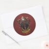 HARRY_POTTER™___Anime_Hermione_House_Crest_Classic_Round_Sticker_3 HARRY POTTER™ Anime Hermione House Crest Classic Round Sticker