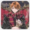 HARRY_POTTER™___Anime_Ron_Weasley_Seated_Square_Sticker_1 HARRY POTTER™ Anime Ron Weasley Seated Square Sticker
