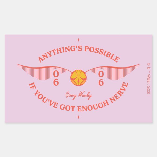 HARRY_POTTER™___Anything's_Possible_Rectangular_Sticker_1 HARRY POTTER™ Anythings Possible Rectangular Sticker