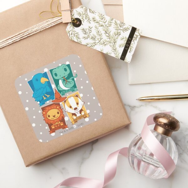 HARRY_POTTER™___CARTOON_HOGWARTS™_HOUSES_SQUARE_STICKER_5 HARRY POTTER™ CARTOON HOGWARTS™ HOUSES SQUARE STICKER