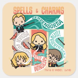 HARRY_POTTER™___CARTOON_SPELLS_&_CHARMS_SQUARE_STICKER_1 HARRY POTTER™ CARTOON SPELLS CHARMS SQUARE STICKER