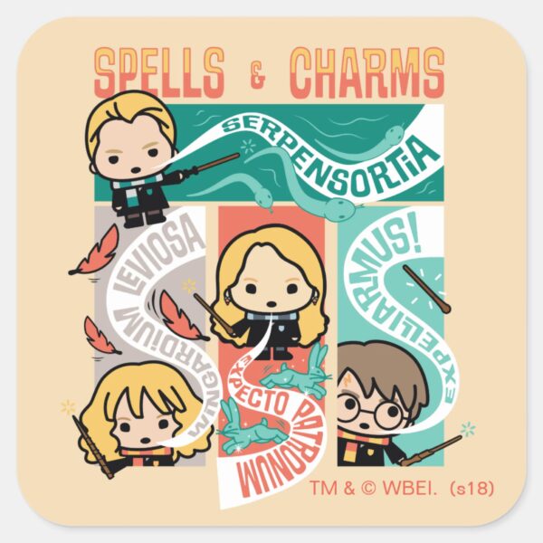 HARRY_POTTER™___CARTOON_SPELLS_&_CHARMS_SQUARE_STICKER_1 HARRY POTTER™ CARTOON SPELLS CHARMS SQUARE STICKER