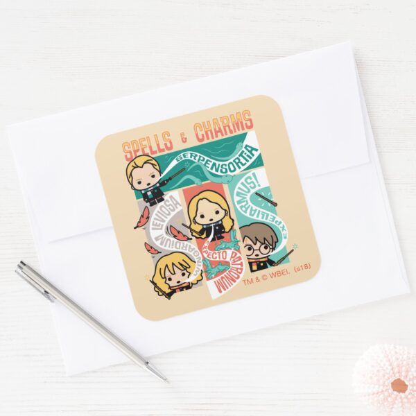 HARRY_POTTER™___CARTOON_SPELLS_&_CHARMS_SQUARE_STICKER_3 HARRY POTTER™ CARTOON SPELLS CHARMS SQUARE STICKER