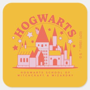 HARRY_POTTER™___Cute_HOGWARTS™_School_Square_Sticker_1 HARRY POTTER™ Cute HOGWARTS™ School Square Sticker