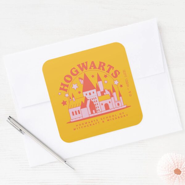 HARRY_POTTER™___Cute_HOGWARTS™_School_Square_Sticker_3 HARRY POTTER™ Cute HOGWARTS™ School Square Sticker