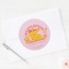 HARRY_POTTER™___Cute_HUFFLEPUFF™_Classic_Round_Sticker_3 HARRY POTTER™ Cute HUFFLEPUFF™ Classic Round Sticker