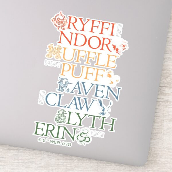HARRY_POTTER™___Delicate_Sketch_HOGWARTS™_Houses_Sticker_1 HARRY POTTER™ Delicate Sketch HOGWARTS™ Houses Sticker