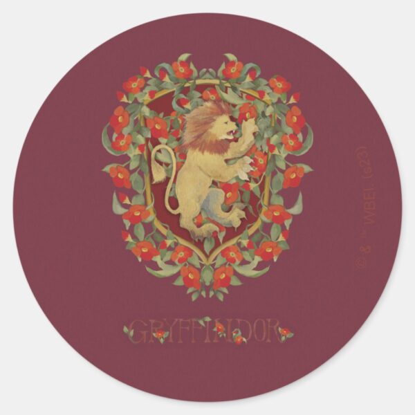 HARRY_POTTER™___GRYFFINDOR™_Crest_Classic_Round_Sticker_1 HARRY POTTER™ GRYFFINDOR™ Crest Classic Round Sticker