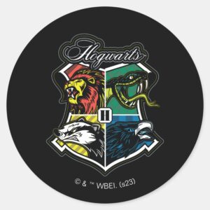 HARRY POTTER™ HOGWARTS™ Athletic Badge Classic Round Sticker