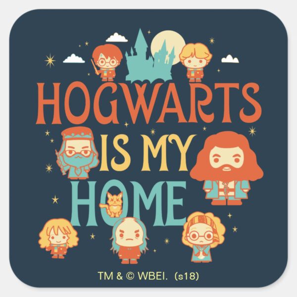 HARRY_POTTER™___HOGWARTS™_IS_MY_HOME_SQUARE_STICKER_1 HARRY POTTER™ HOGWARTS™ IS MY HOME SQUARE STICKER