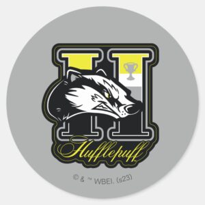 HARRY_POTTER™___HUFFLEPUFF™_Athletic_Badge_Classic_Round_Sticker_1 HARRY POTTER™ HUFFLEPUFF™ Athletic Badge Classic Round Sticker