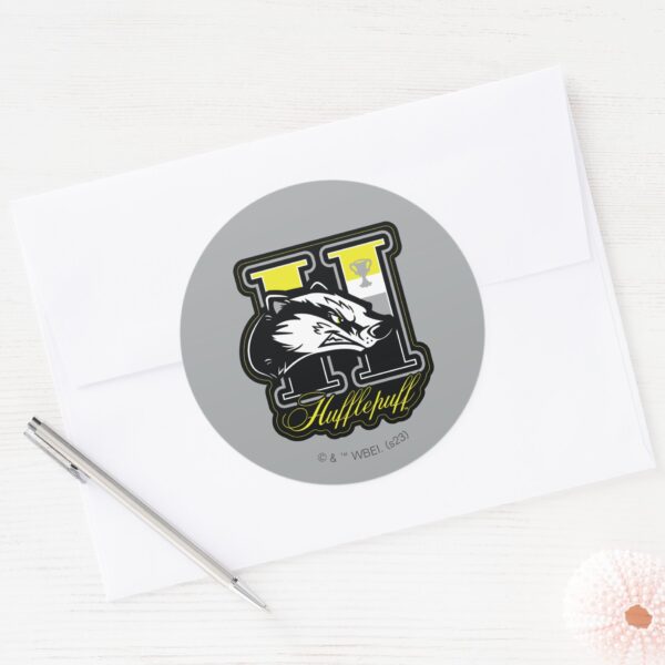 HARRY_POTTER™___HUFFLEPUFF™_Athletic_Badge_Classic_Round_Sticker_3 HARRY POTTER™ HUFFLEPUFF™ Athletic Badge Classic Round Sticker