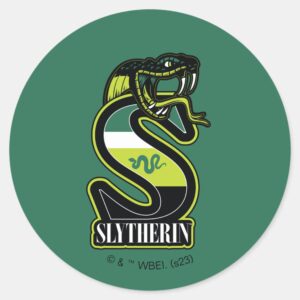 HARRY POTTER™ SLYTHERIN™ Athletic Badge Classic Round Sticker