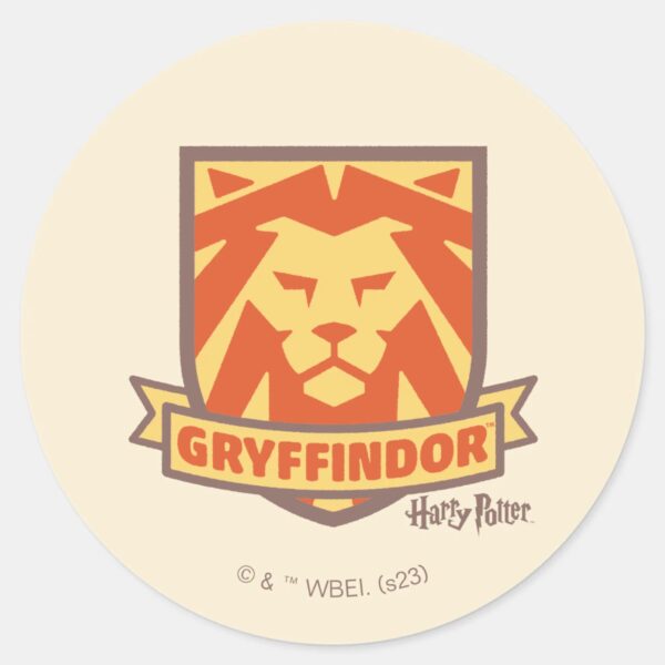 HARRY_POTTER™___Summer_Magic_GRYFFINDOR™_Crest_Classic_Round_Sticker_1 HARRY POTTER™ Summer Magic GRYFFINDOR™ Crest Classic Round Sticker