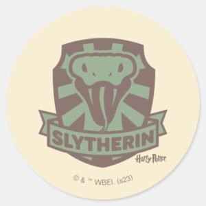 HARRY POTTER™ Summer Magic SLYTHERIN™ Crest Classic Round Sticker